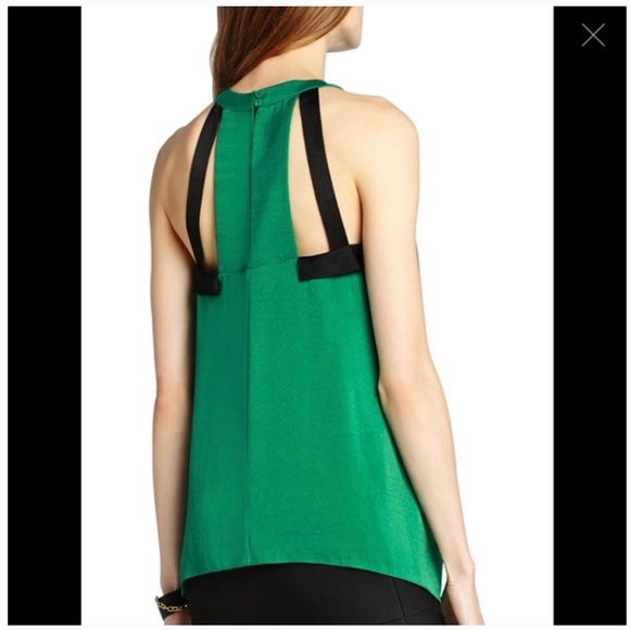 BCBG MAXAZARIA color block halter top - Picture 2 of 7